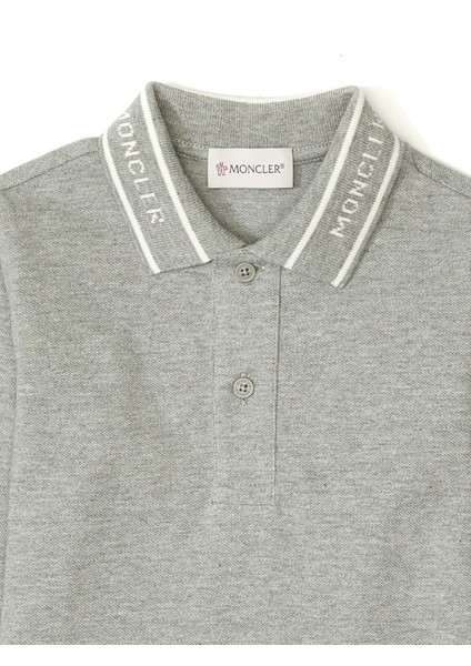 Gri Polo Yaka Erkek Çocuk Sweatshirt modelleri