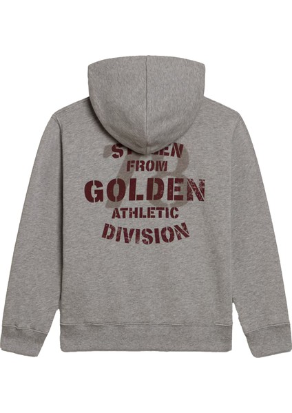 Gri Kapüşonlu Erkek Çocuk Sweatshirt