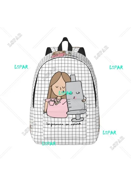 Doktor Hemşire Enffera En Apuros Erkekler Için Sırt Çantası Kadınlar Moda Lisesi Yürüyüş Seyahat Daypack College Omuz Çantası Açık Mekan Renk: 4/boyut: 30X14X40CM (Yurt Dışından)