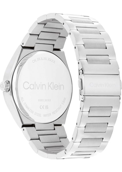 CK25200492 Metalik Gri Çelik Erkek Kol Saati modelleri