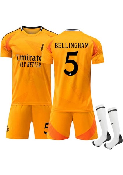 R. Madridd 2024/25 Yeni Sezon Bellıngham Deplasman Çocuk Forması