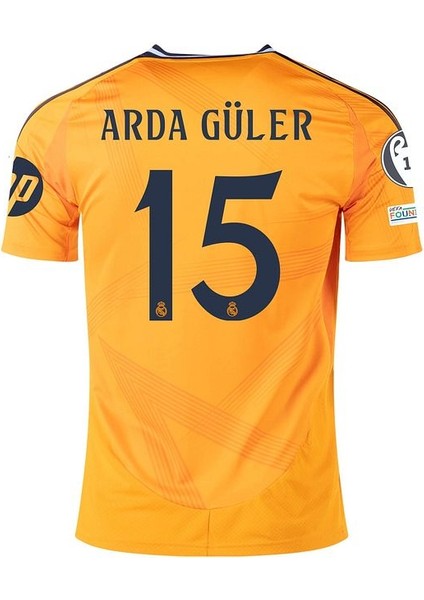 Real Madrid 2024/25 Sezonu #15 /arda /güler Deplasman Forması Turuncu