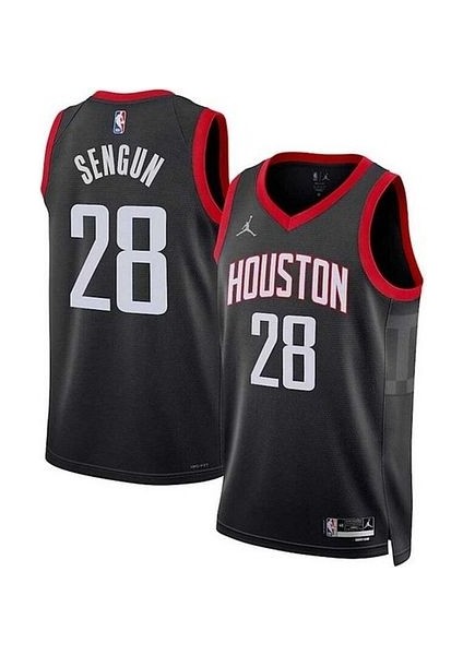 H.o.u.s.t.o.n Rockets 2025 Alperen Şengün Basketbol Forması (Black)