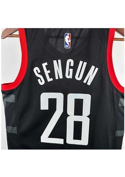 H.o.u.s.t.o.n Rockets 2025 Alperen Şengün Basketbol Forması (Black)