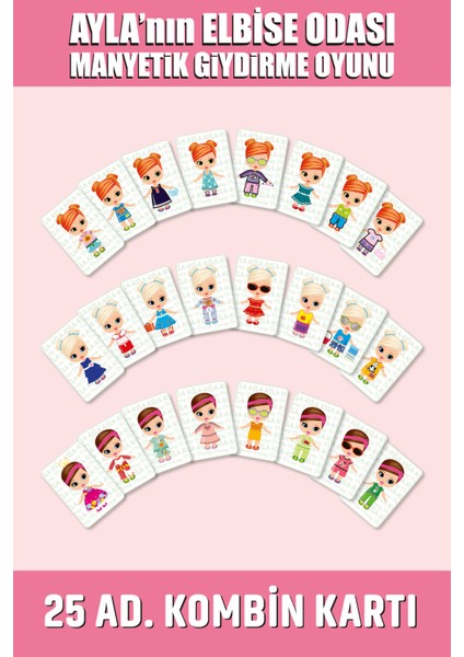 Ayla's Dressing Room - Mıknatıslı Giydirme Kitabı (72 Parça) fırsatları