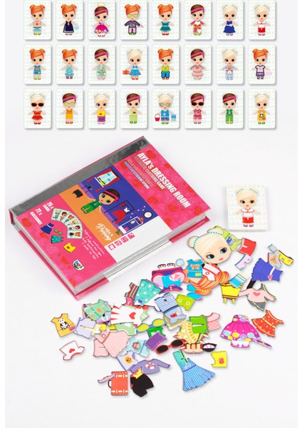 Ayla's Dressing Room - Mıknatıslı Giydirme Kitabı (72 Parça) indirimleri