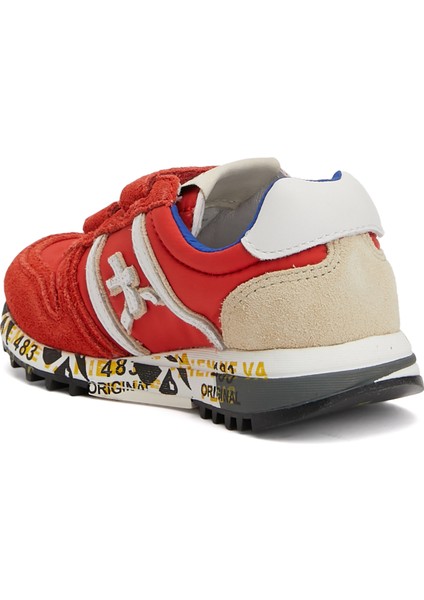 Sky V Kırmızı Unisex Çocuk Deri Sneaker