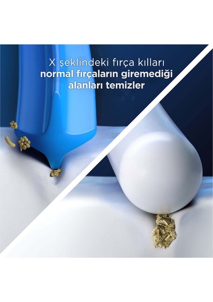 Pro Sensitive Clean X-Filament 2 Adet Beyaz Şarjlı Diş Fırçası Yedek Başlığı