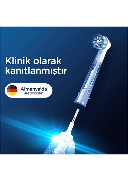 Pro Sensitive Clean X-Filament 2 Adet Beyaz Şarjlı Diş Fırçası Yedek Başlığı