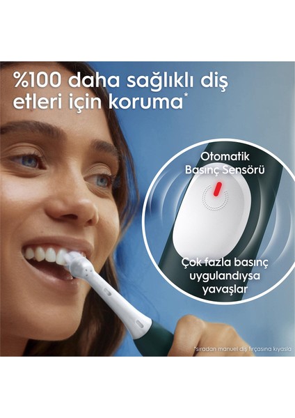 Io 2 Yeşil Seyahat Kabı ile Şarjlı Diş Fırçası