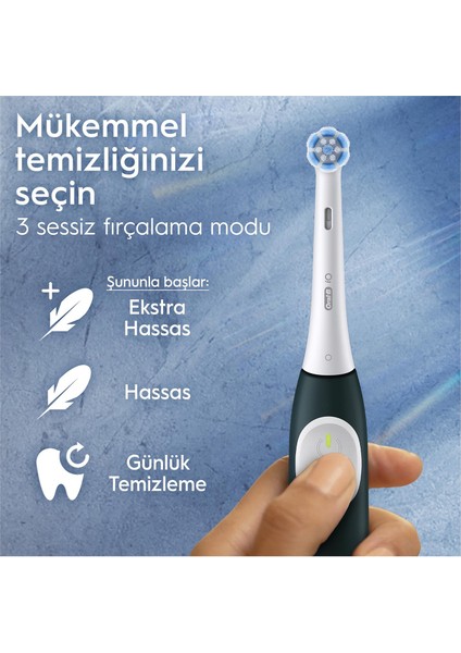 Io 2 Yeşil Seyahat Kabı ile Şarjlı Diş Fırçası