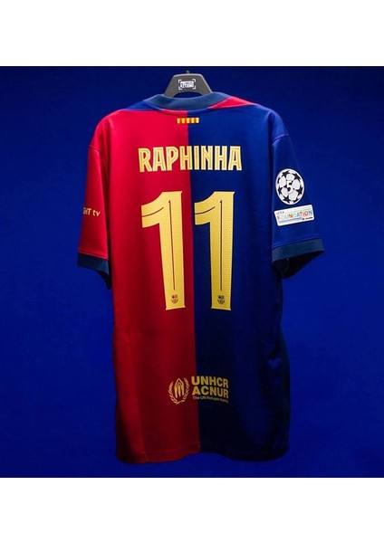 2024/25 Barcelona #11 Raphinha Iç Saha Forması (Parçalı)