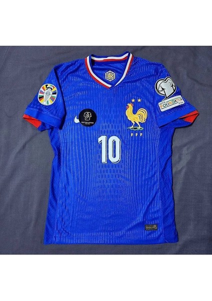 2024/25 Fransa Milli Takımı Mbappe 10 Forması (Blue) T-Shirt fiyatları