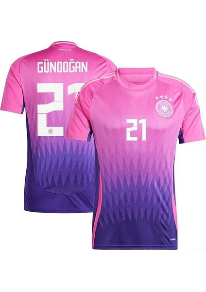 Almanya 2024/25 Yeni Sezon Ilkay Gündoğan Deplasman Forması (Pembe)