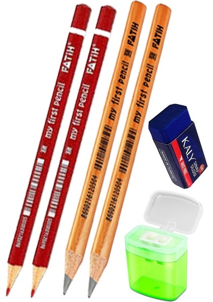 Güzel Yazı Defteri Orta Boy Fatih Kırmızı ve Siyah Jumbo Kurşun Kalem Sınav Silgisi Kalemtraş Yeni Müfredat Standart fiyatları