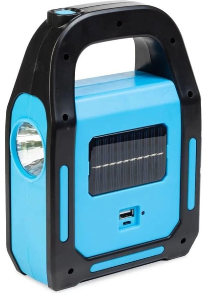 Noas YL05 7000 Bitez Şarjlı Solar Güneş Enerjili LED El Feneri