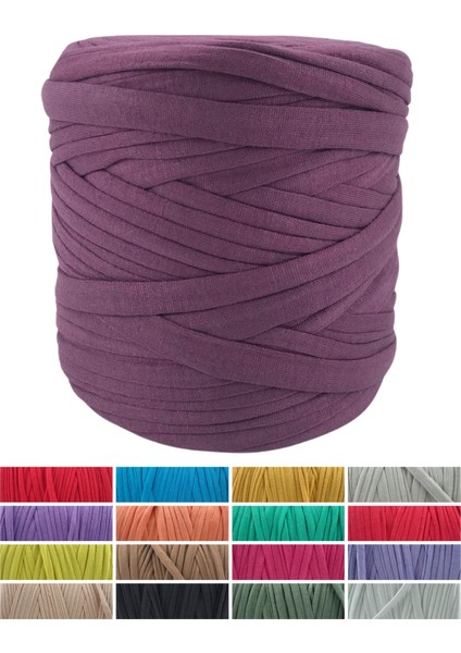 Parlak Koyu Mürdüm Penye İp Büyük Boy 650 gr 130 mt