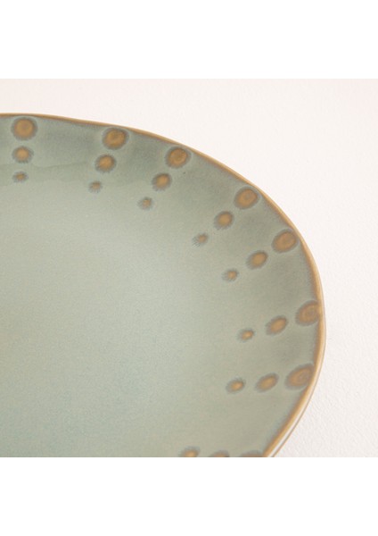 Inverno Yeşil Stoneware Servis Tabağı