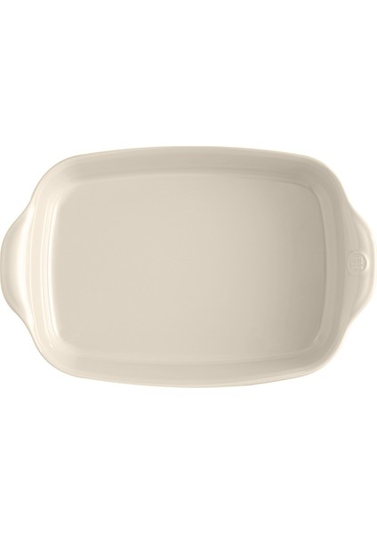 Ekru Seramik Dikdörtgen Fırın Kabı 36X23 cm modelleri