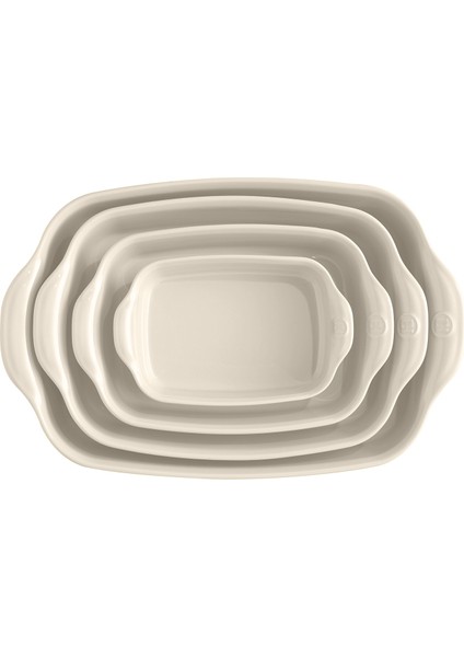 Ekru Seramik Dikdörtgen Fırın Kabı 36X23 cm indirimleri
