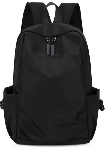 Oxford Mini Erkek Sırt Çantası Yeni Düz Renkli Su Geçirmez Küçük Omuz Okulu Çantası Hafif Aşınmaya Dalı Seyahat Erkek Backpackscolor: Siyah (Yurt Dışından)