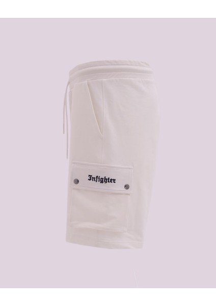 Cargo Şort Ekru