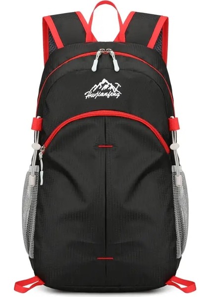 Unisex Yürüyüş Sırt Çantası Çanta Erkek ve Kadınların Açık Seyahat Bisikleti Backpack Leisure Giyim Dalı Katlanır Naylon Backpackcolor: Siyah (Yurt Dışından)