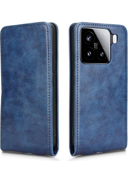 15 Pro Lüks Dikey Yukarı ve Aşağı Döndürülebilir Kart Yuvası Deri Telefon Kılıfı Koruma Kabuğu (Yurt Dışından) modelleri
