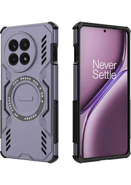 Oneplus 13R 5g Manyetik Zırh Içi Boş Isı Dağıtıcı Pc + Tpu Telefon Kılıfı (Yurt Dışından)