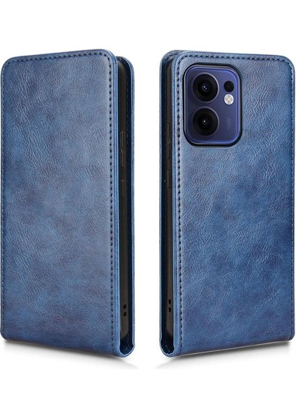 Reno 13F Lüks Dikey Yukarı ve Aşağı Döndürülebilir Kart Yuvası Deri Telefon Kılıfı Koruma Kabuğu (Yurt Dışından) modelleri