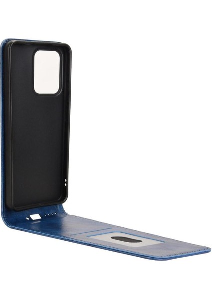 Reno 13F Lüks Dikey Yukarı ve Aşağı Döndürülebilir Kart Yuvası Deri Telefon Kılıfı Koruma Kabuğu (Yurt Dışından) fırsatları