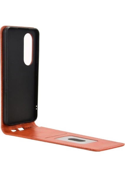 S25 Lüks Dikey Yukarı ve Aşağı Döndürülebilir Kart Yuvası Deri Telefon Kılıfı Koruma Kabuğu (Yurt Dışından) fırsatları