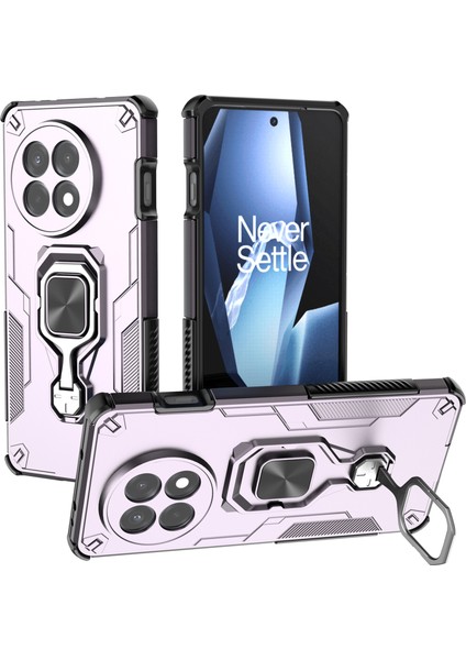 Oneplus 13R 5g Döndürülebilir Halka Ayaklı Pc + Tpu Darbeye Dayanıklı Telefon Kılıfı (Yurt Dışından)