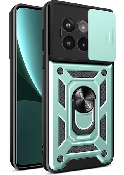 Oneplus 13R 5g Pc + Tpu Kickstand Telefon Kılıfı Kayar Kamera Kapağı ile (Yurt Dışından)