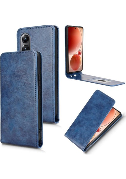 S25 Lüks Dikey Yukarı ve Aşağı Döndürülebilir Kart Yuvası Deri Telefon Kılıfı Koruma Kabuğu (Yurt Dışından)