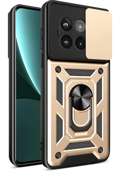 Oneplus 13R 5g Pc + Tpu Kickstand Telefon Kılıfı Kayar Kamera Kapağı ile (Yurt Dışından)