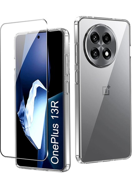 Oneplus 13R 5g Şeffaf Tpu Çizilmez Telefon Kılıfı + 2.5d Arc Edge Ekran Koruyucu (Yurt Dışından)