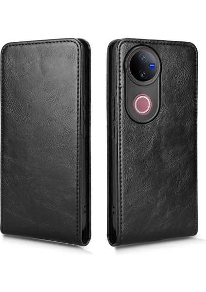 V50 Lüks Dikey Yukarı ve Aşağı Döndürülebilir Kart Yuvası Deri Telefon Kılıfı Koruma Kabuğu (Yurt Dışından) modelleri