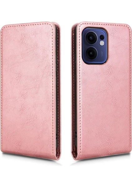 Reno 13F Lüks Dikey Yukarı ve Aşağı Döndürülebilir Kart Yuvası Deri Telefon Kılıfı Koruma Kabuğu (Yurt Dışından) modelleri