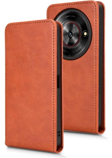 Blade A75 Lüks Dikey Yukarı ve Aşağı Döndürülebilir Kart Yuvası Deri Telefon Kılıfı Koruma Kabuğu (Yurt Dışından) indirimleri