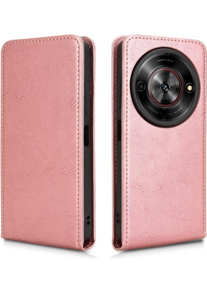 Blade A75 Lüks Dikey Yukarı ve Aşağı Döndürülebilir Kart Yuvası Deri Telefon Kılıfı Koruma Kabuğu (Yurt Dışından)
