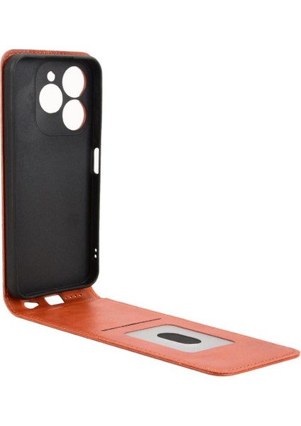 A80 Lüks Dikey Yukarı ve Aşağı Döndürülebilir Kart Yuvası Deri Telefon Kılıfı Koruma Kabuğu (Yurt Dışından) fırsatları