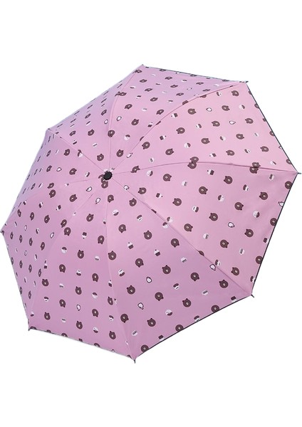 Tam Otomatik Öğrenci Şemsiyesi Çocuk Güneş Kremi Uv Vinil Şemsiye (Yurt Dışından)