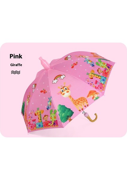 Çocuk Şemsiyesi Karikatür Yağmur ve Güneşli Çift Kullanımlı Ilkokul Öğrencileri Okula Özel Otomatik Güneşlik Güneş Şemsiyesi (Yurt Dışından)