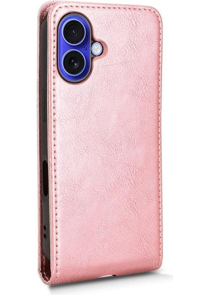 iPhone 16 Plus Lüks Dikey Yukarı ve Aşağı Döndürülebilir Kart Yuvası Deri Telefon Kılıfı Koruma Kabuğu (Yurt Dışından) modelleri