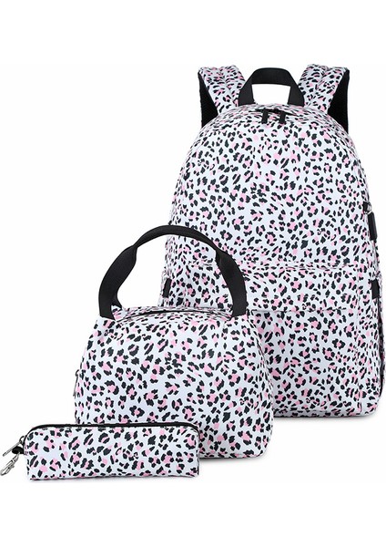 Omuz Çantası Üç Set Kız Ortaokul ve Lise Öğrencileri Okul Çantası (Yurt Dışından)