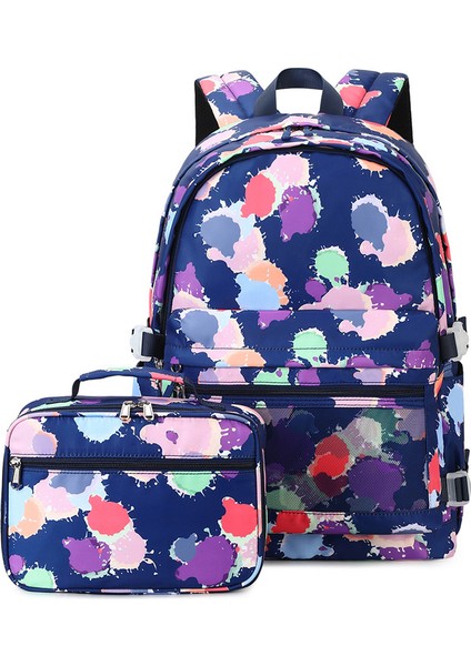Omuz Çantası Iki Set Seyahat Çantası Ortaokul ve Lise Öğrencileri Okul Çantası Açık Baskı Su Geçirmez (Yurt Dışından)