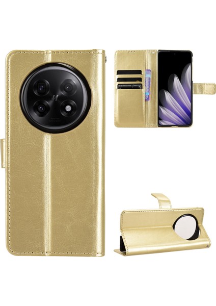 Find N5 5g Pu Deri Crazy Horse Doku Telefon Cüzdan Kılıfı Kayışlı (Yurt Dışından)