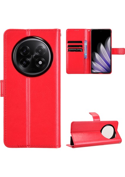 Find N5 5g Pu Deri Crazy Horse Doku Telefon Cüzdan Kılıfı Kayışlı (Yurt Dışından)