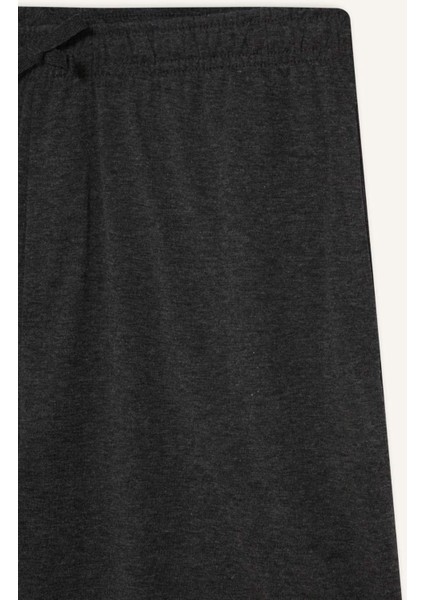 Pijama Takımı Kısa Kollu Üst Beli Bağcıklı Şort F7381AX25HS